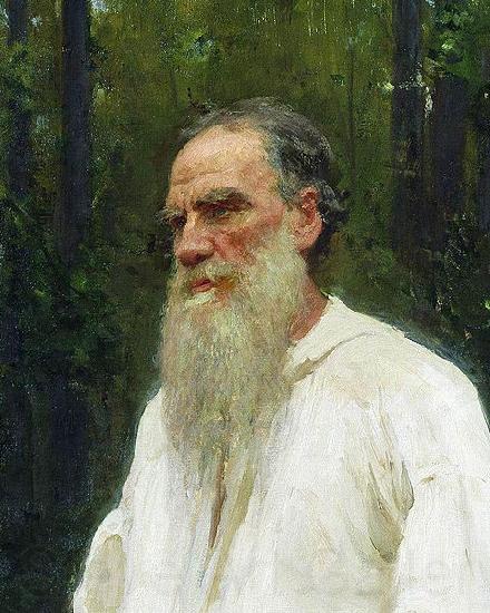 Ilya Repin Lev Nikolayevich Tolstoy shoeless. France oil painting art